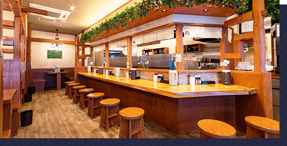 らーめん草木塔の店内写真